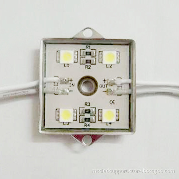 4 Chips Square LED Module (5050SMD LED, IP65)